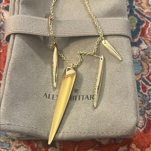 Alexis Bittar Gold Pendant Necklace
